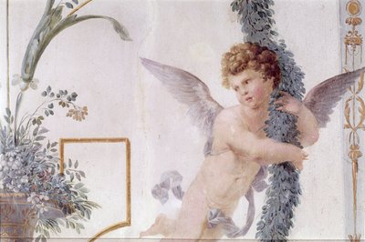 Decoration (detail) from the Pompeian Music Room, 1777-80 by Vincenzo Valdre